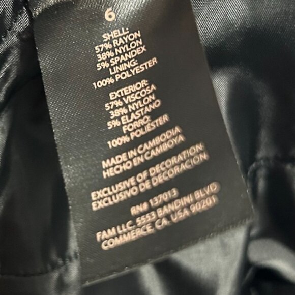 NWT Banana Republic Black Ponte Ankle Pants Women's Size 6 - Picture 10 of 10